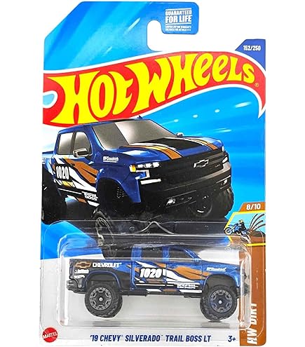 Amazon.com: Hot Wheels Chevy Silverado (Blue) Then and Now 3/10